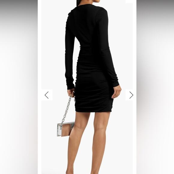 Rag & Bone Holly wrap-effect ruched stretch-jersey mini dress - Picture 3 of 11